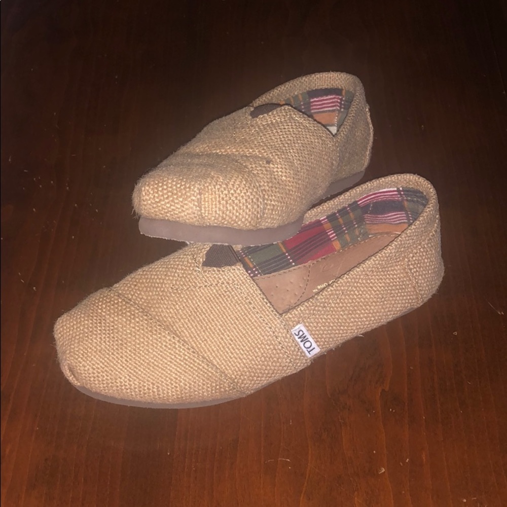 Toms burlap flats